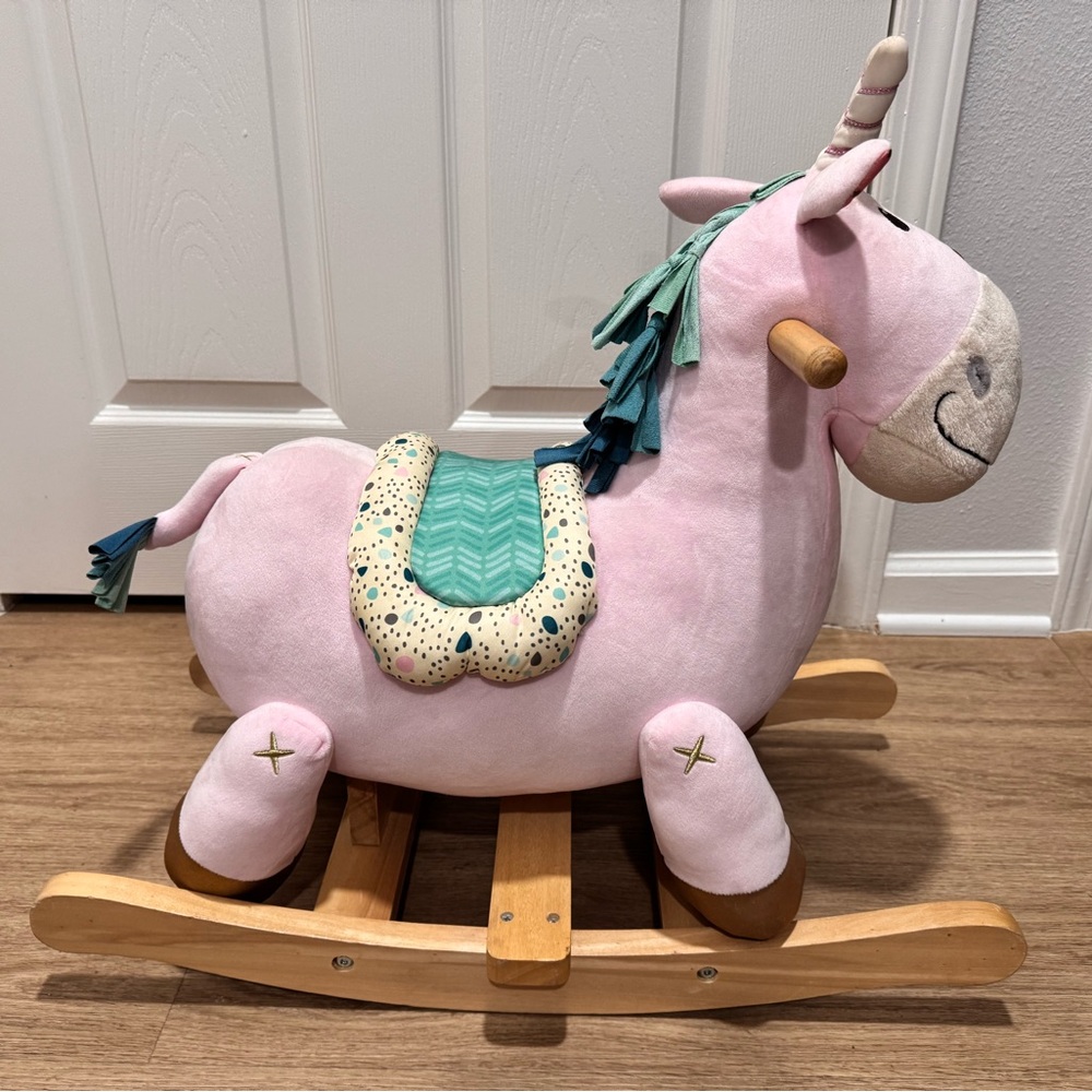 Pink Rocking Horse Toy